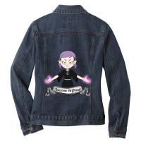 Vintage Retro Gay Panic Day Gift Ladies Denim Jacket | Artistshot