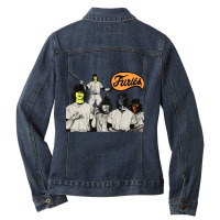 Playing  Warriors For Mens Womens Ladies Denim Jacket | Artistshot