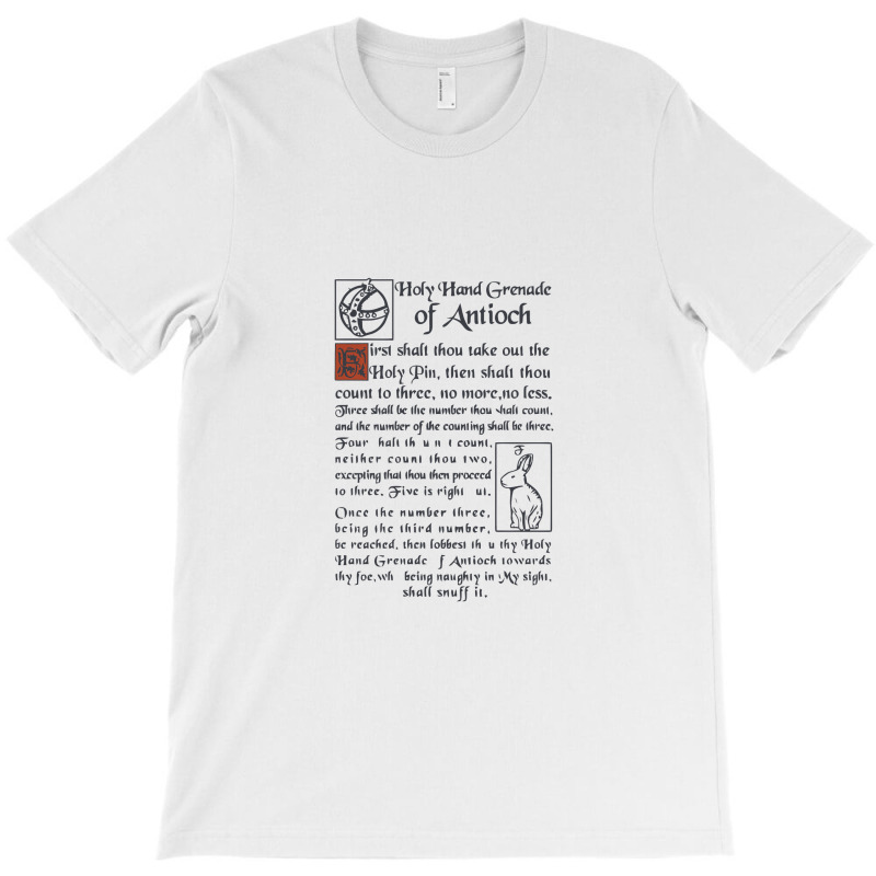 Holy Hand Grenade Script T-shirt | Artistshot