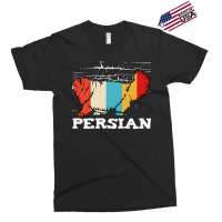 Cat T  Shirt Persian Cat   Retro Style Cat Vintage Kitty T  Shirt (1) Exclusive T-shirt | Artistshot