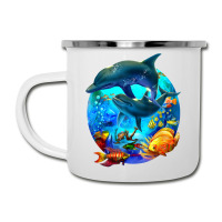 Dolphin Sea Life Save The Ocean Marine Biology Aquarium T Shirt Camper Cup | Artistshot