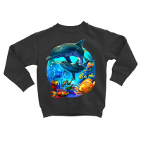 Dolphin Sea Life Save The Ocean Marine Biology Aquarium T Shirt Toddler Sweatshirt | Artistshot