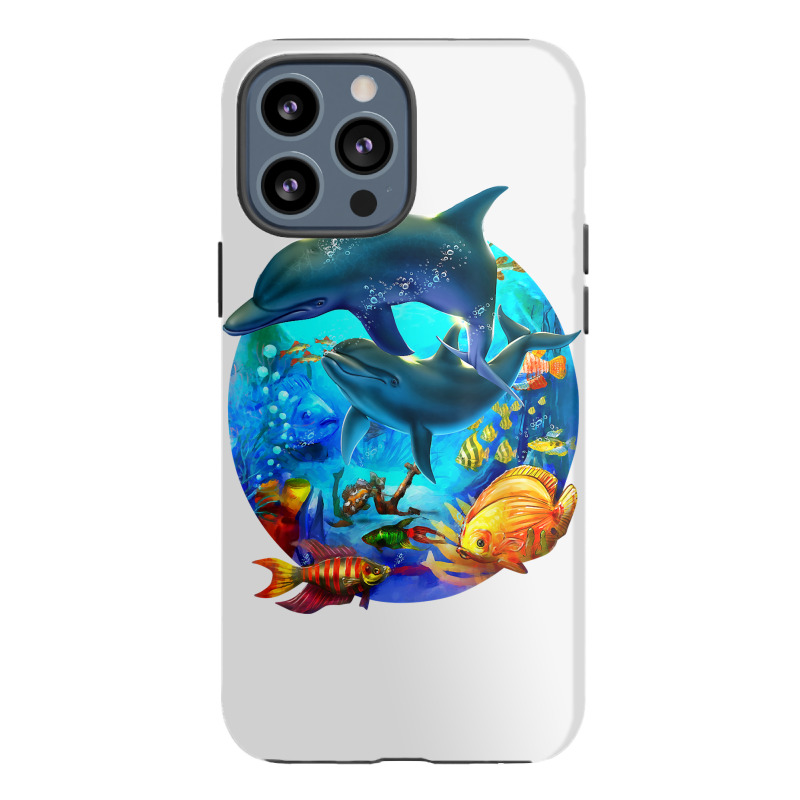 Dolphin Sea Life Save The Ocean Marine Biology Aquarium T Shirt Iphone 13 Pro Max Case | Artistshot