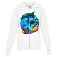 Dolphin Sea Life Save The Ocean Marine Biology Aquarium T Shirt Youth Zipper Hoodie | Artistshot