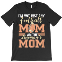 Womens Football Mama Player Mom Lineman's Mom Game Match Day Party T-shirt | Artistshot