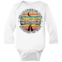 She Can Charm The Stars, Hypnotize The Moon T Shirt Long Sleeve Baby Bodysuit | Artistshot