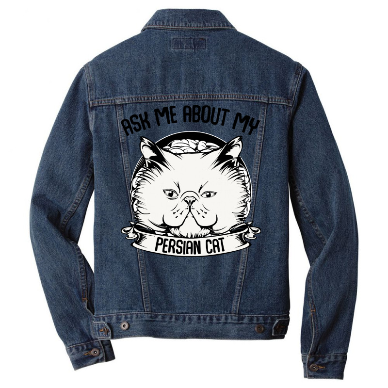 Cat T  Shirt Persian Cat T  Shirt Men Denim Jacket | Artistshot