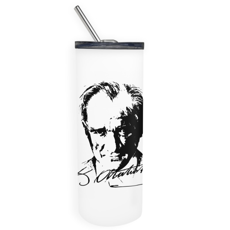 Atatürk Skinny Tumbler | Artistshot