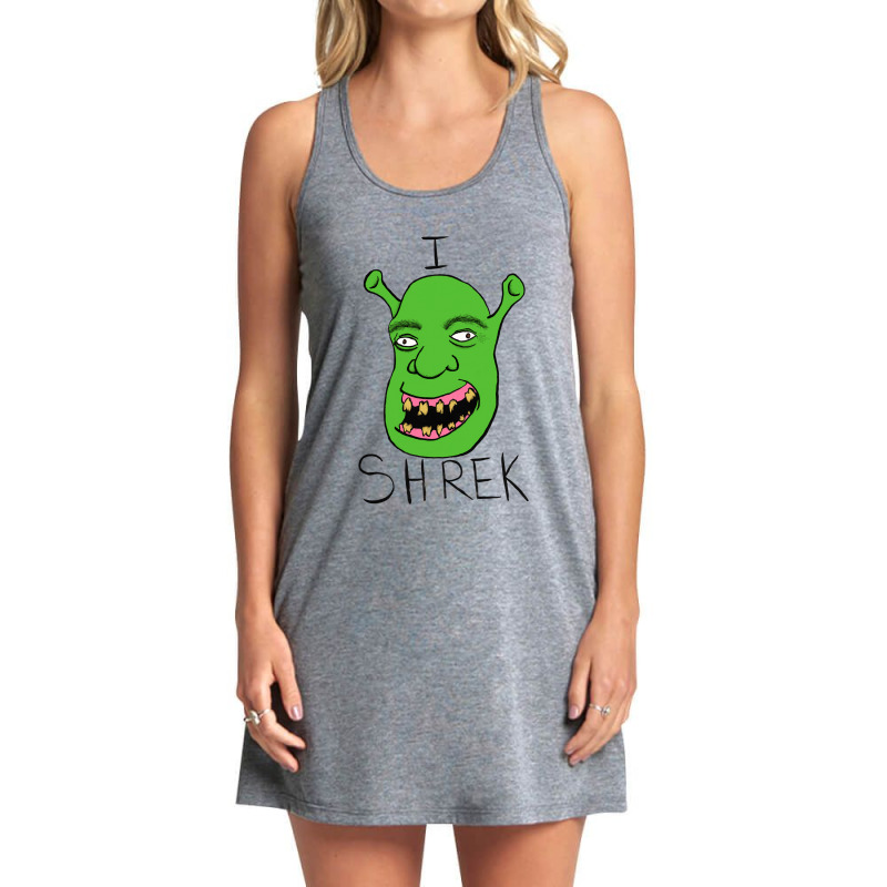 Music Vintage Green Monster Funny Gifts Boys Girls Tank Dress by ArtistAlly | Artistshot