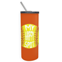 People's Republic Of Burlington Softball Skinny Tumbler | Artistshot