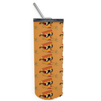 Pizza Steve Cool Cartoon Skinny Tumbler | Artistshot