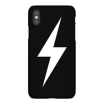 Lightning Bolt Icon (white) Iphonex Case Designed By Noir Est Conception