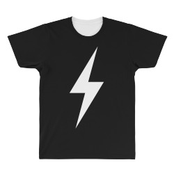 lightning bolt icon (white) All Over Men's T-shirt | Artistshot