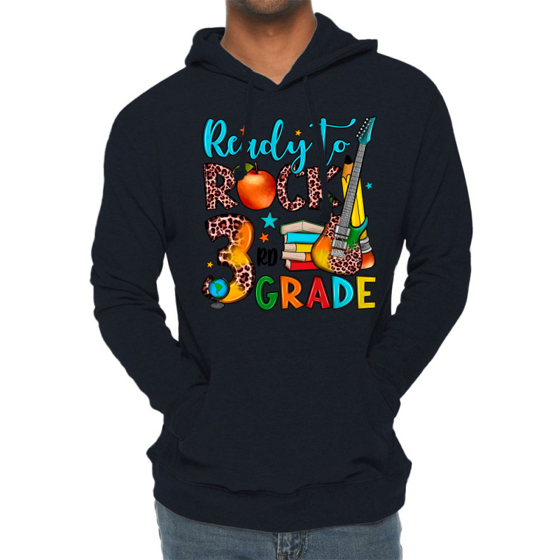Ready To Rock 3rd Grade Lightweight Hoodie | Artistshot