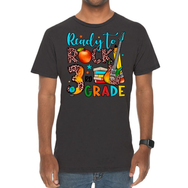 Ready To Rock 3rd Grade Vintage T-shirt | Artistshot