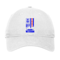 Us Navy Proud Veteran Adjustable Cap | Artistshot