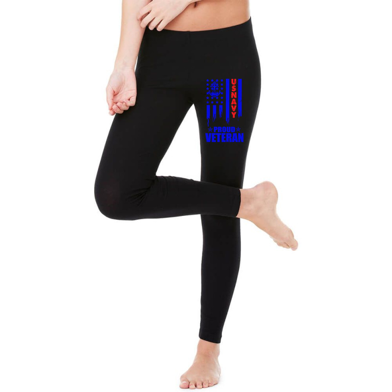 Us Navy Proud Veteran Legging by TopTshirt | Artistshot