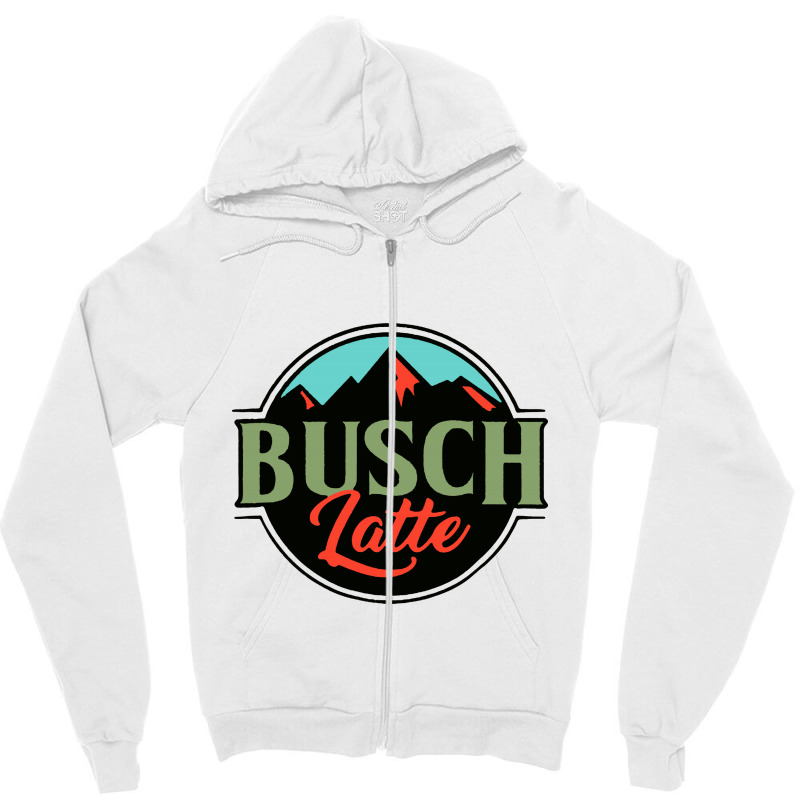 Vintage Busch Light Busch Latte Zipper Hoodie | Artistshot
