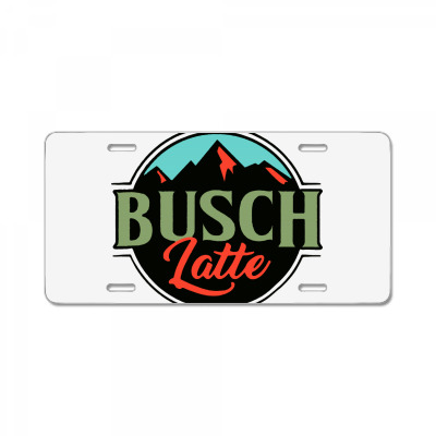 Vintage Busch Light Busch Latte License Plate Designed By Bertaria