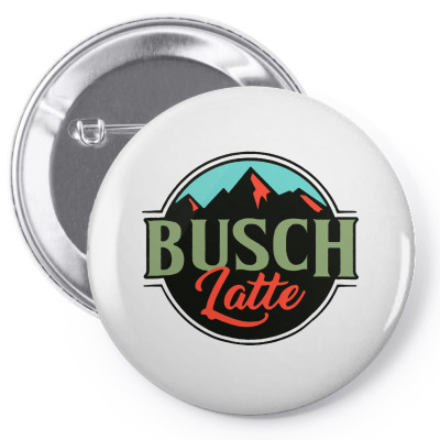 Vintage Busch Light Busch Latte Pin-back Button Designed By Bertaria