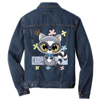 Cartooncat Men Denim Jacket | Artistshot