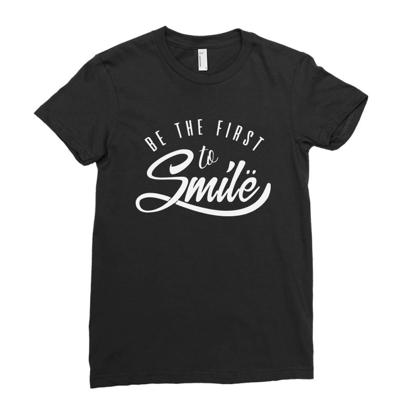 Smile Ladies Fitted T-Shirt by Bertaria | Artistshot