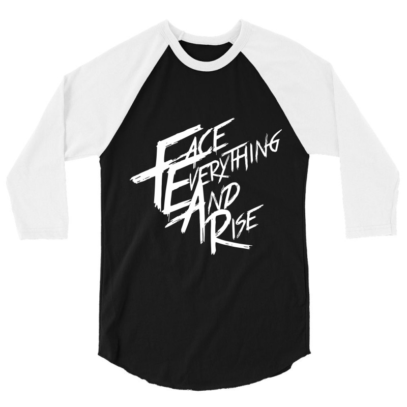 Papa Roach Face Everything And Rise 3/4 Sleeve Shirt | Artistshot