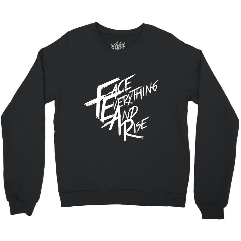 Papa Roach Face Everything And Rise Crewneck Sweatshirt | Artistshot