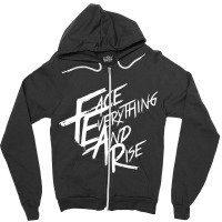 Papa Roach Face Everything And Rise Zipper Hoodie | Artistshot