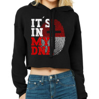 Jesus Christ It´s In My Dna Cross Fingerprind Chritstian Mens Funny Cropped Hoodie | Artistshot