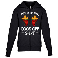 Chili T  Shirt This Is My Chili Cook Off Shirt   Mexican Chilis Pepper Youth Zipper Hoodie | Artistshot