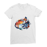 Dusk And Night Solar Space Cats Ladies Fitted T-shirt | Artistshot