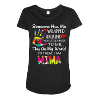 Nina Grandma Nickname Cute Nina Is My Name T Shirt Maternity Scoop Neck T-shirt | Artistshot