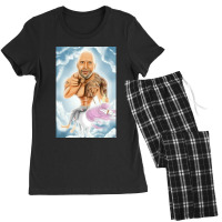 Dwayne Johnson Men Funny Art Women's Pajamas Set | Artistshot