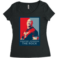 Dwayne Men Johnson Vintage Women's Triblend Scoop T-shirt | Artistshot