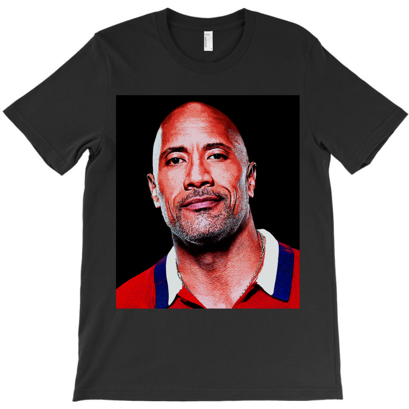 Dwayne Picture Johnson Art T-Shirt by Artists-Zoe | Artistshot