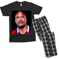 Dwayne Picture Johnson Art Men's T-shirt Pajama Set | Artistshot