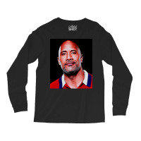 Dwayne Picture Johnson Art Long Sleeve Shirts | Artistshot