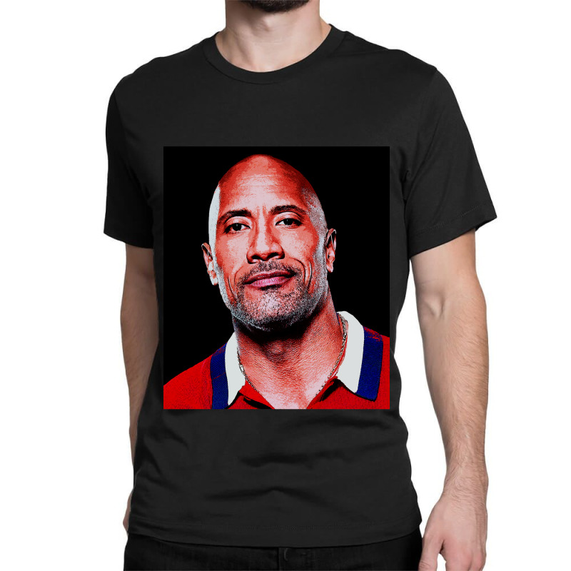 Dwayne Picture Johnson Art Classic T-shirt by Artists-Zoe | Artistshot