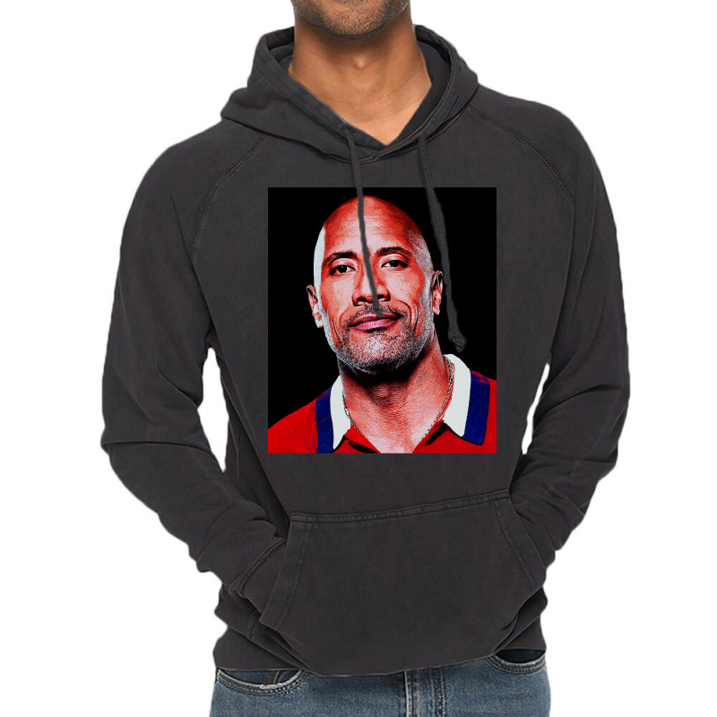 Dwayne Picture Johnson Art Vintage Hoodie by Artists-Zoe | Artistshot