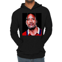 Dwayne Picture Johnson Art Lightweight Hoodie | Artistshot