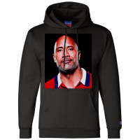 Dwayne Picture Johnson Art Champion Hoodie | Artistshot