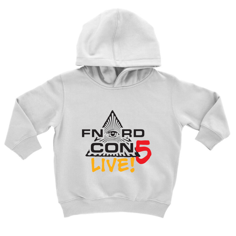 Fnordcon 5 Live! (black Letters) Toddler Hoodie by tomorrowsproblems | Artistshot