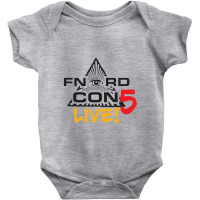 Fnordcon 5 Live! (black Letters) Baby Bodysuit | Artistshot