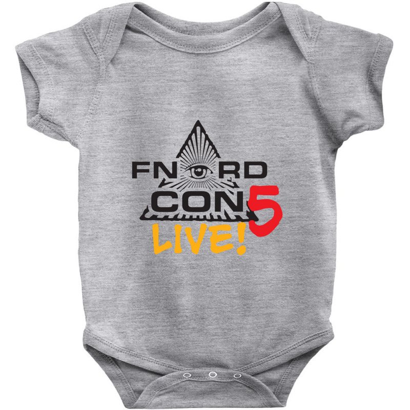 Fnordcon 5 Live! (black Letters) Baby Bodysuit by tomorrowsproblems | Artistshot