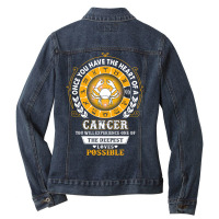 Cancer - Deepest Loves Possible Ladies Denim Jacket | Artistshot