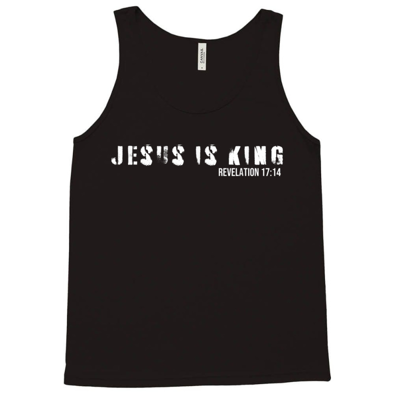 Jesus Is King Bible Verse Scripture Christian Animations Characters Tank Top by Aria-Proctor | Artistshot