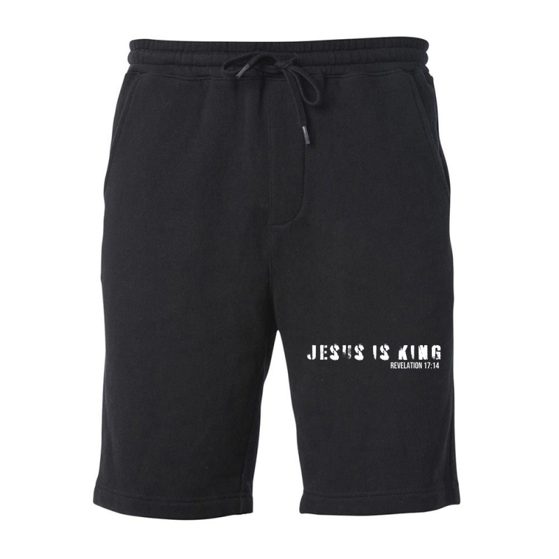 Jesus Is King Bible Verse Scripture Christian Animations Characters Fleece Short by Aria-Proctor | Artistshot