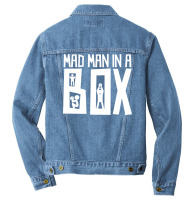 Mad Man In A Box Men Denim Jacket | Artistshot