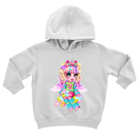 Magical Unicorns And Cute Girl In Anime Toddler Hoodie | Artistshot